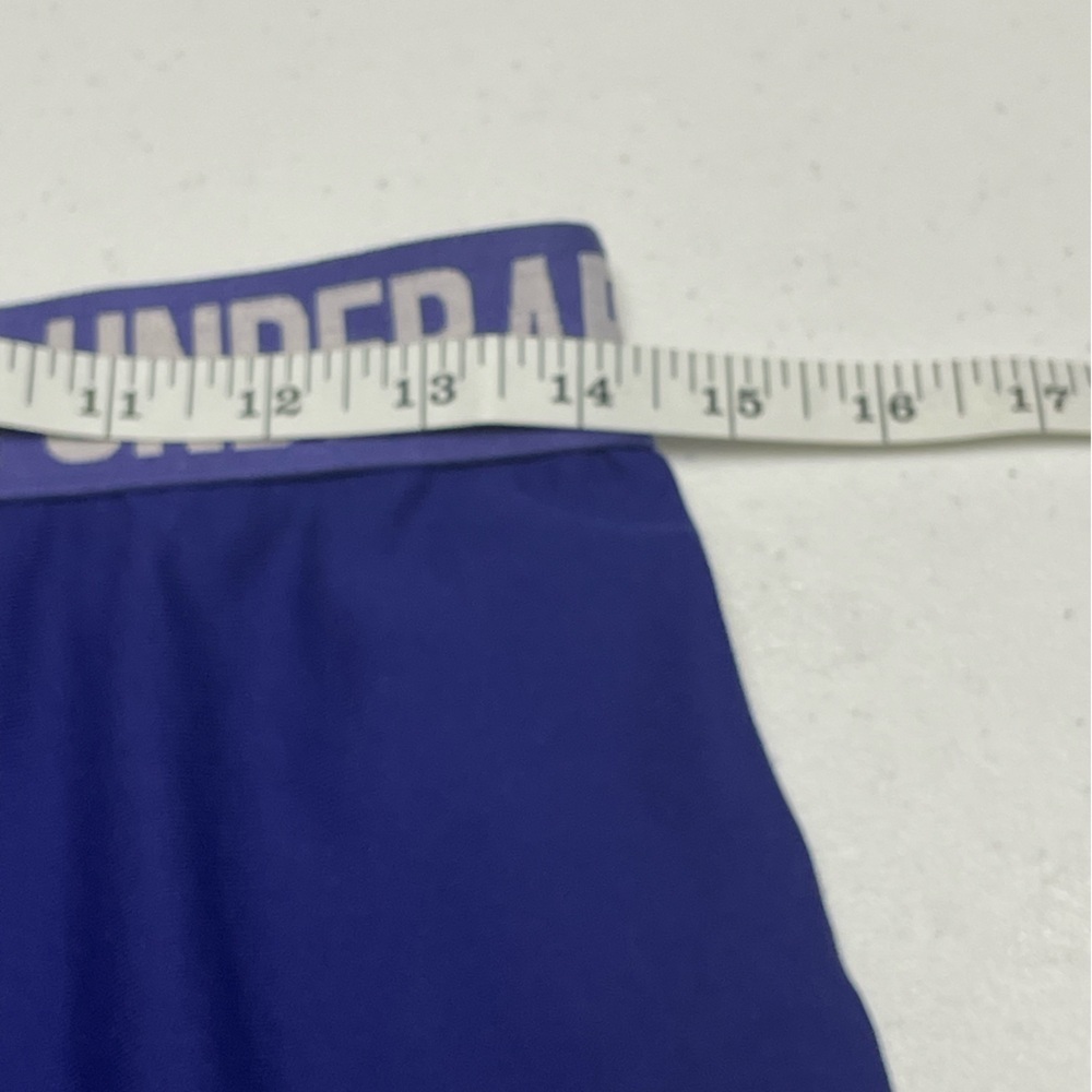 Under Armour Women's Small Purple Athletic Running Yoga 3” Shorts - Picture 6 of 9